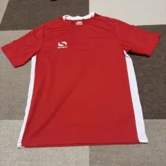 【美品】Sondico 半袖シャツ レッド ホワイト スポーツウェアのサムネイル