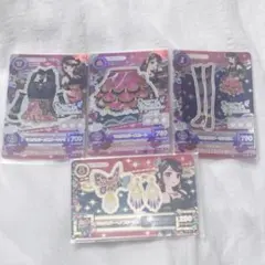 アイカツ 紫吹蘭 マルチカラー コーデ セット