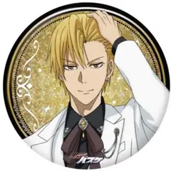 黒子のバスケ　GIGO　グリッター缶バッジ　黄瀬涼太