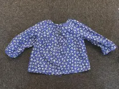 Bonpointポンポワン　リス柄ブラウス2T