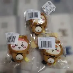 ちいかわ　たぬきだもんくじ　C賞　くりまんじゅう　シーサー　カニ　マスコット