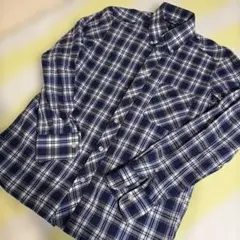 BEAMS チェック柄 長袖シャツS