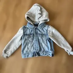 GAP デニムジャケット フード付き 100cm