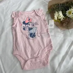 新品　baby GAP ミニーちゃん　ボディスーツ　60