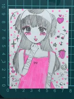 【セール中】萌え絵　手描き　イラスト　原画