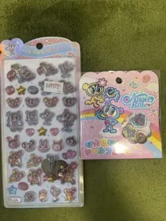 エンジェルブルー　うるちゅるポップ、おはじき風シールセット