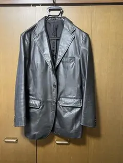 UNITED ARROWS ブラックレザーブレザー Mサイズ