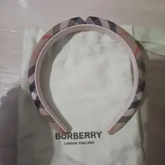 BURBERRY チェック柄 カチューシャ