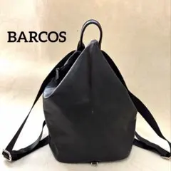 BARCOS バルコス レザーリュック ブラック 2WAY 美品 大容量