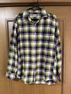 UNIQLO ユニクロ　フランネルネルシャツ Mサイズ チェック柄