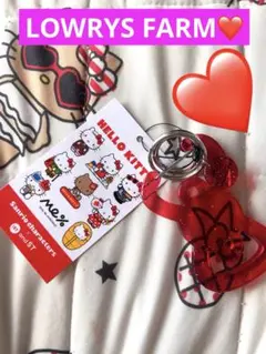 新品タグ付き♡LOWRYS FARM♡サンリオキティ♡コラボ♡チャームのサムネイル