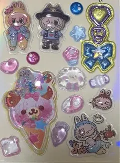 ラブブ ぷくぷくシール おすそ分け ウォーターシール ボンボンドロップシール