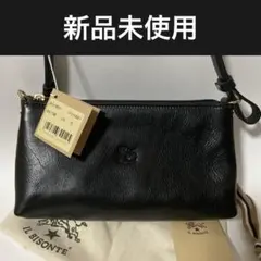 新品　イルビゾンテ　ショルダーバッグ レディース　NERO/ネロ/ブラック/黒