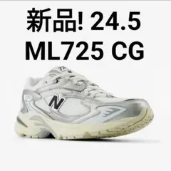新品! ニューバランス WHITE/BLACK ML725 CG D 24.5