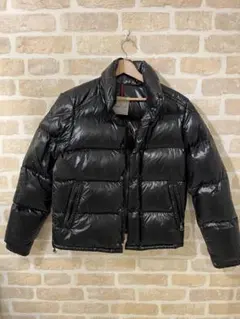 MONCLER ブラック ダウンジャケット ショート丈