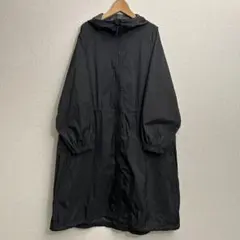ユニクロ / ライトブロックテックコート / 黒 XL 撥水 軽量 UVカット