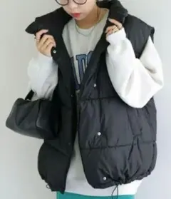 ディスコートブラック ダウンベスト