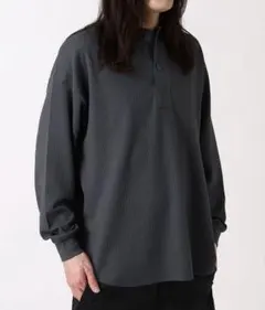 Wool Jersey Henley L/S Tee - メルカリ