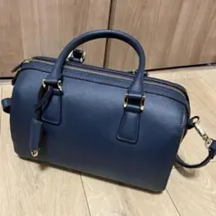 【使用3回程度】PERENNE ペレンネ きれいめ　ハードボストン　ネイビー　紺のサムネイル