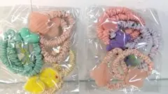ヘアゴムセット 12個入り デザイン　かわいい　ギャル　女子　キッズ　衣装　お揃