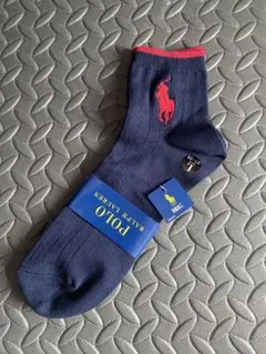 新品 Polo Ralph Lauren メンズソックス ネイビー27〜29cm