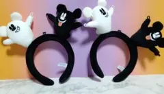 ディズニー 　ミッキー 　ハロウィーン　おばけ　ぬいぐるみ　カチューシャ　セット