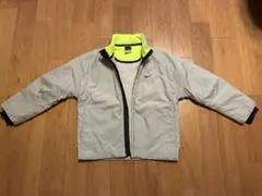 Nike ジップアップジャケット ベージュ/ネオンイエロー