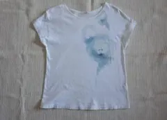 パラスパレス水彩画タッチ花プリントのTシャツサイズ３のサムネイル