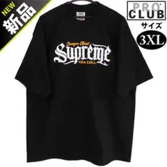 PRO CLUB SUPREME【3X】Tシャツ ウエストコースト チカーノ 黒のサムネイル