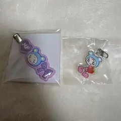 ブルーベリエ　ミニアクリルチャーム　mezzo piano ラバークリップ