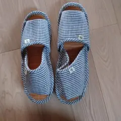 【チョコ様専用】スリッパ　セット　ストライプ柄　大小2足セット