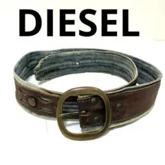 diesel ベルト 正規品 美品 格安 ディーゼル メンズ ベルト DIESEL ブランド カジュアルベルト ロゴ