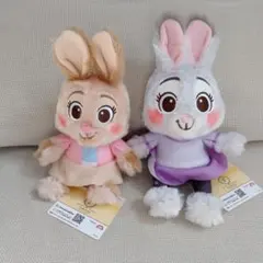 FukuFuku ズートピア ぬいぐるみ ジュディファミリー