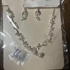 羽モチーフ ネックレス＆イヤリングセット