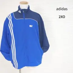 adidas アディダス 2XO 刺繍 ロゴ ナイロンジャケットY2K *877
