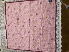 GIVENCHY 花柄レース模様 ハンカチ