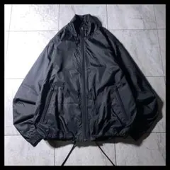 90s 00s OLD GAP 短丈 ナイロンジャケット 黒 ドローコード M