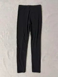 美品！無印良品　ブラック Lサイズ レギンス10分丈