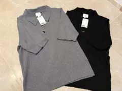H&M リブニット ポロシャツ 2枚セットのサムネイル