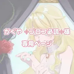 かぐや ✧プロフ必読✧様専用ページ