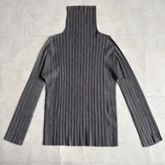 美品✨PLEATS PLEASE 光沢 長袖カットソー クルーネック ブラック 2025年最新】PLEATS PLEASE レディース 長袖 Tシャツ・カットソーの