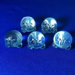 新品！星のカービィ　ミニアクリルフィギュア　カービィ　青　5個セット