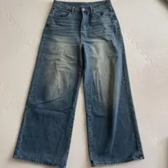 SHEIN☆デニムワイドパンツ☆L