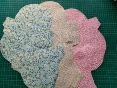 プリント綿生地はぎれ　接着芯貼付済み