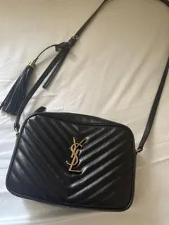 YSL ブラック ショルダーバッグ タッセル付き