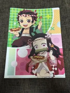 鬼滅の刃×銀だこ　クリアファイル　竈門炭治郎　竈門禰豆子