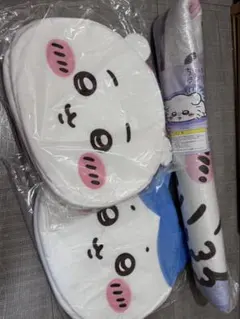 ちいかわ おかおBIGボストンバッグ 2種　モモンガラグマットセット