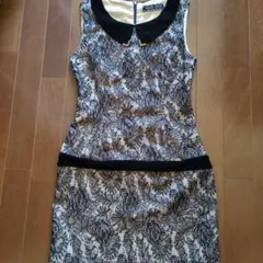 POUR VOUS 半袖レースワンピース S