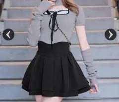 チョーカーニットトップス　ミシェルマカロン