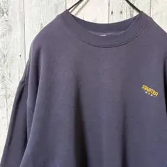 スターター　ワンポイント刺繍ロゴ　スウェット　L ネイビー